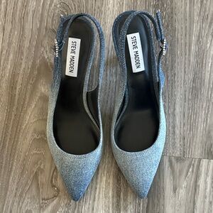 Steve Madden Denim Blue Pointed Heels